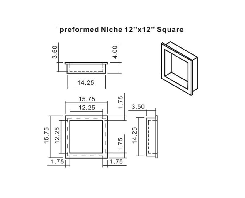 Nisa_za_kupaonu_zidna_ugradbena_30x30cm_Square