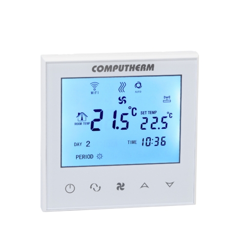 Termostat za ventilokonvektore - Fan-coil termostat - Wifi - bijeli