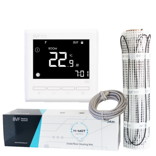  SET - Električna grijaća mreža 3,5 m2 sa 150W/m2 + digitalmni tjedni termostat BVF 701 sa podnim senzorom
